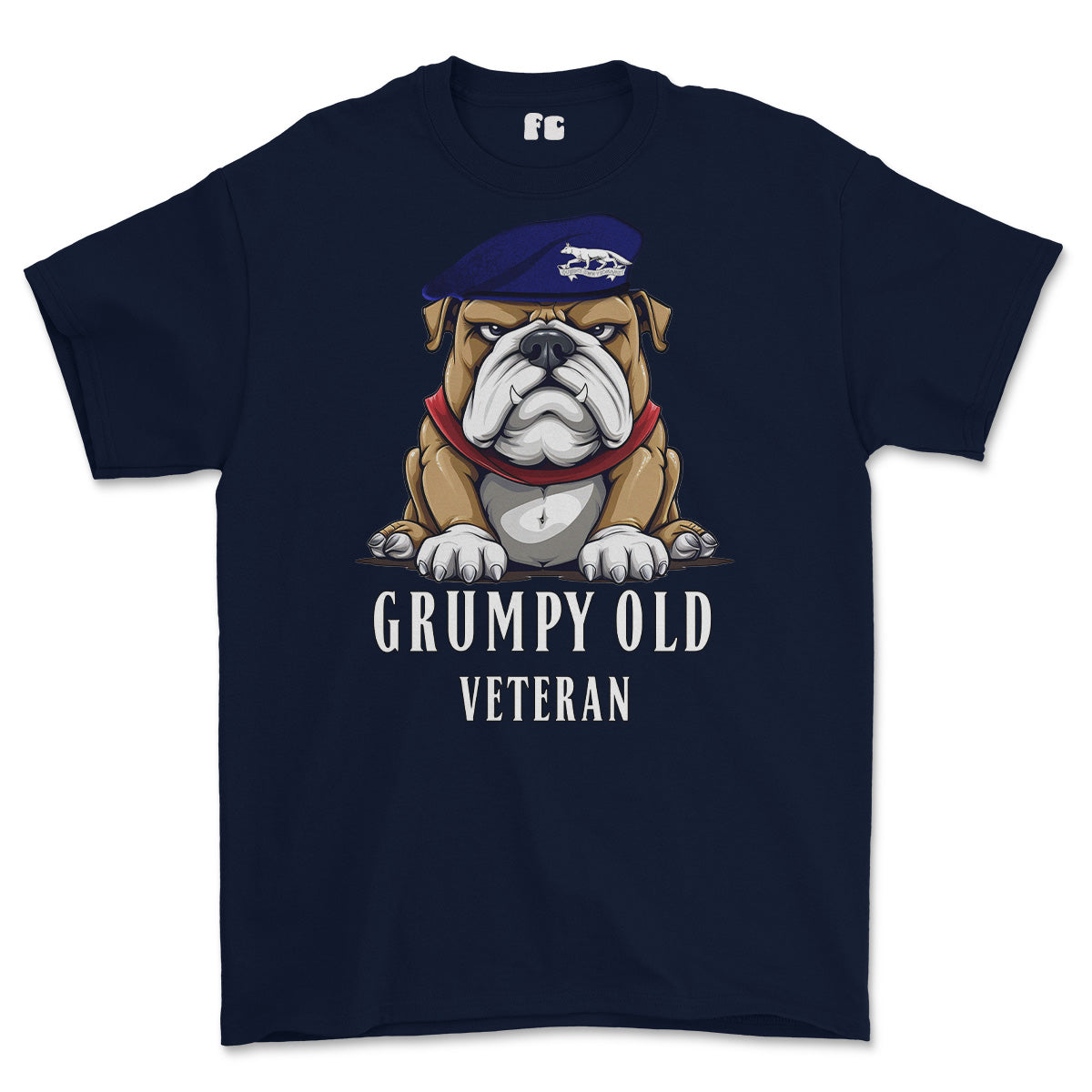 Grumpy Old Queens Own Yeomanry Veteran Printed T-Shirt