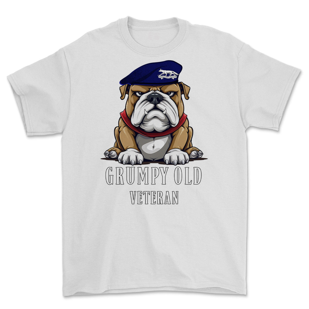 Grumpy Old Queens Own Yeomanry Veteran Printed T-Shirt