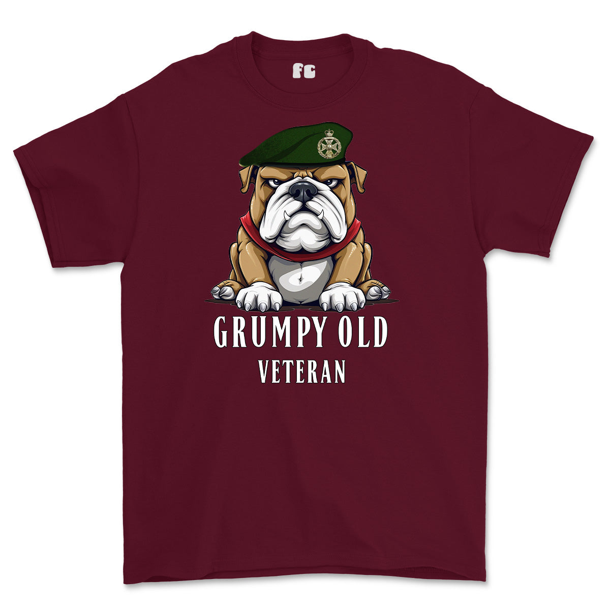 Grumpy Old Royal Green Jackets Veteran Printed T-Shirt