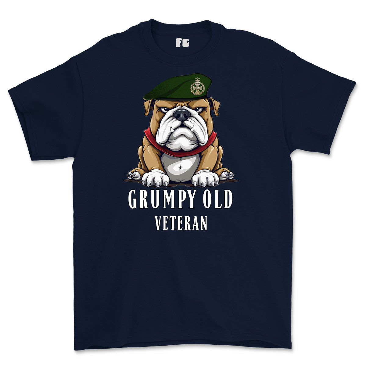 Grumpy Old Royal Green Jackets Veteran Printed T-Shirt