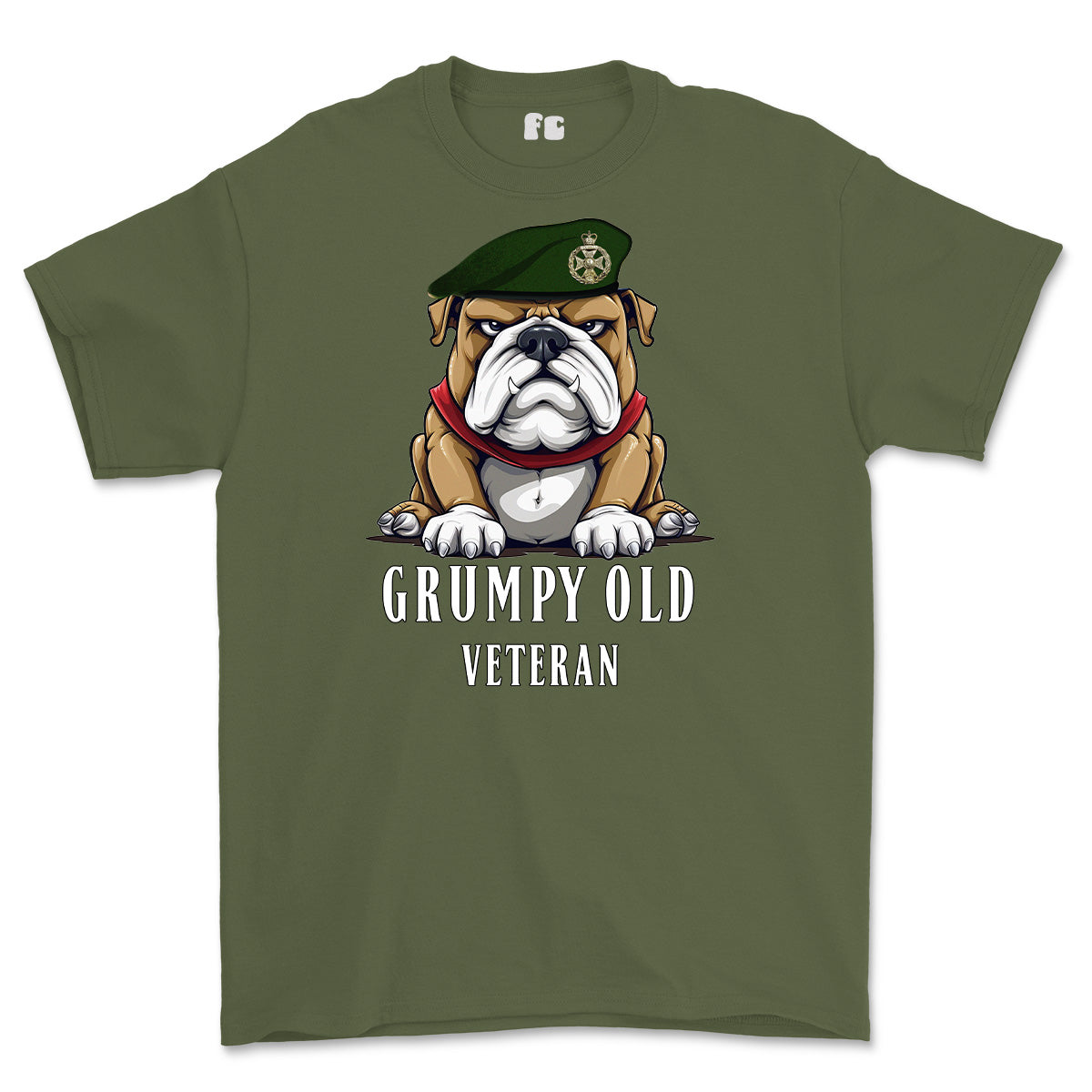 Grumpy Old Royal Green Jackets Veteran Printed T-Shirt