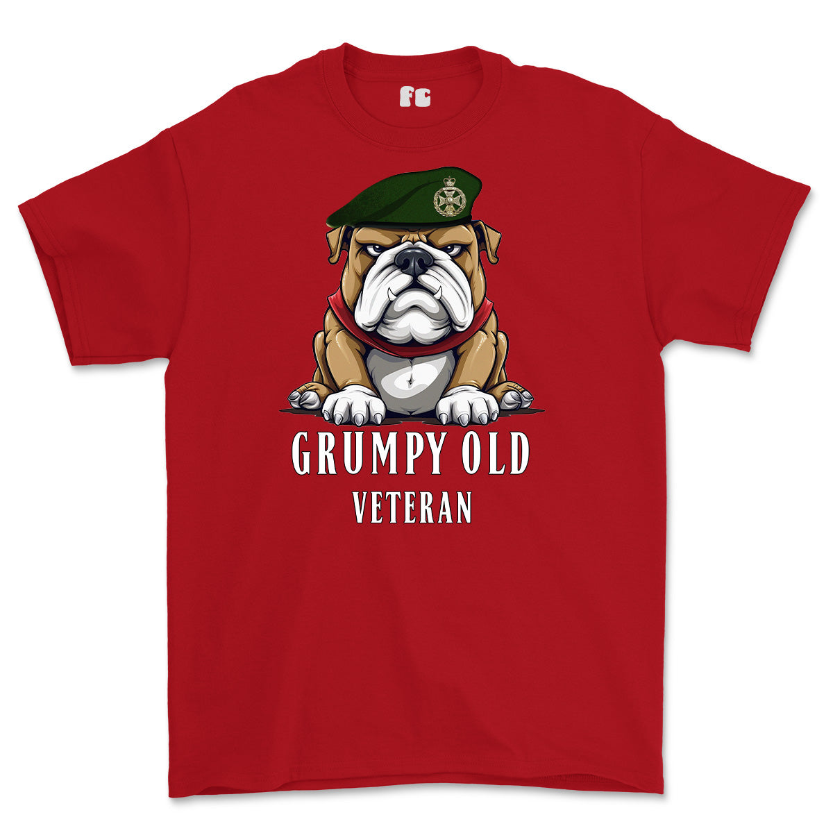 Grumpy Old Royal Green Jackets Veteran Printed T-Shirt