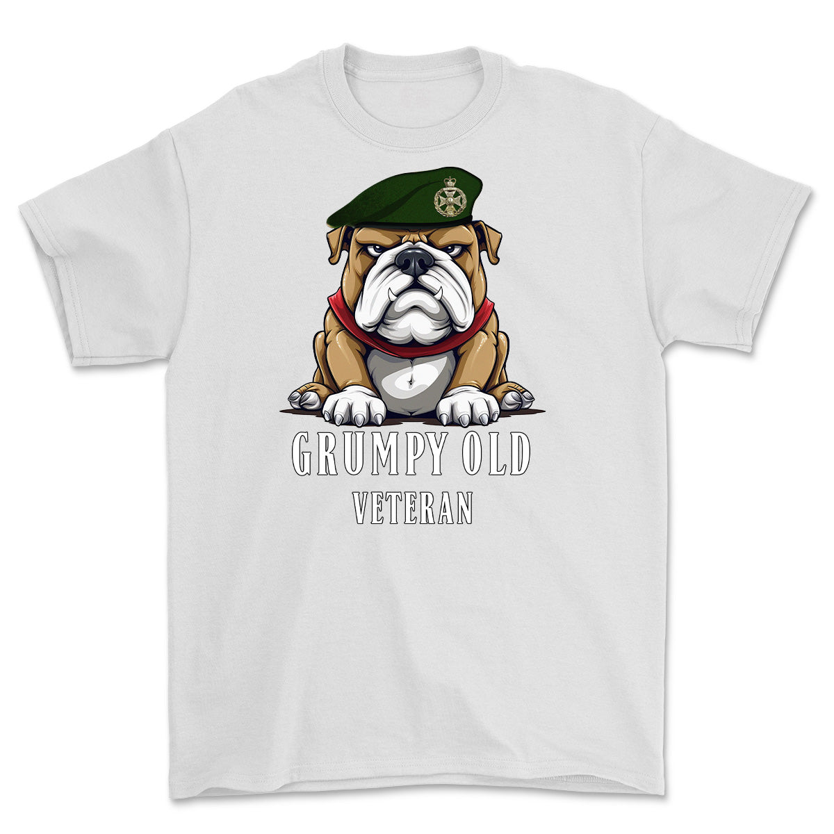 Grumpy Old Royal Green Jackets Veteran Printed T-Shirt