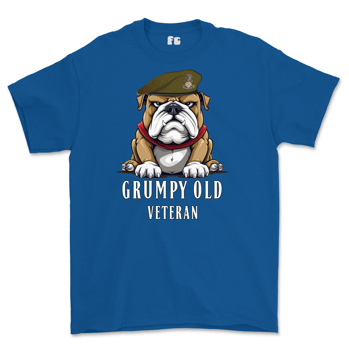 Grumpy Old Yorkshire Regiment Veteran Printed T-Shirt