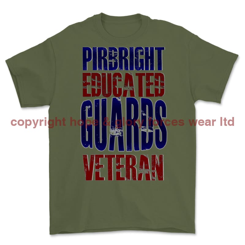 Pirbright Educated Guards Veteran Printed T-Shirt