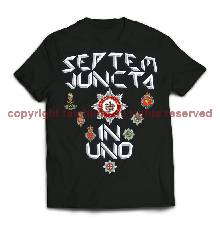 Guards Septem Juncta In Uno Printed T-Shirt