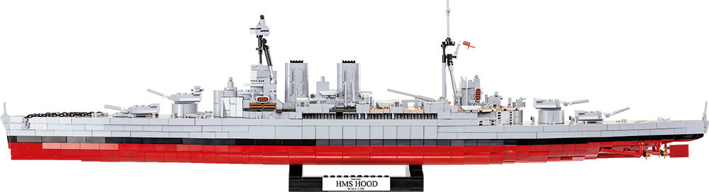 HMS HOOD ship brick model