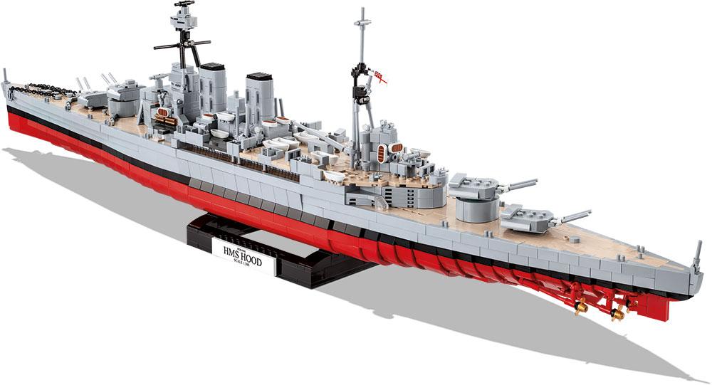 HMS HOOD ship brick model