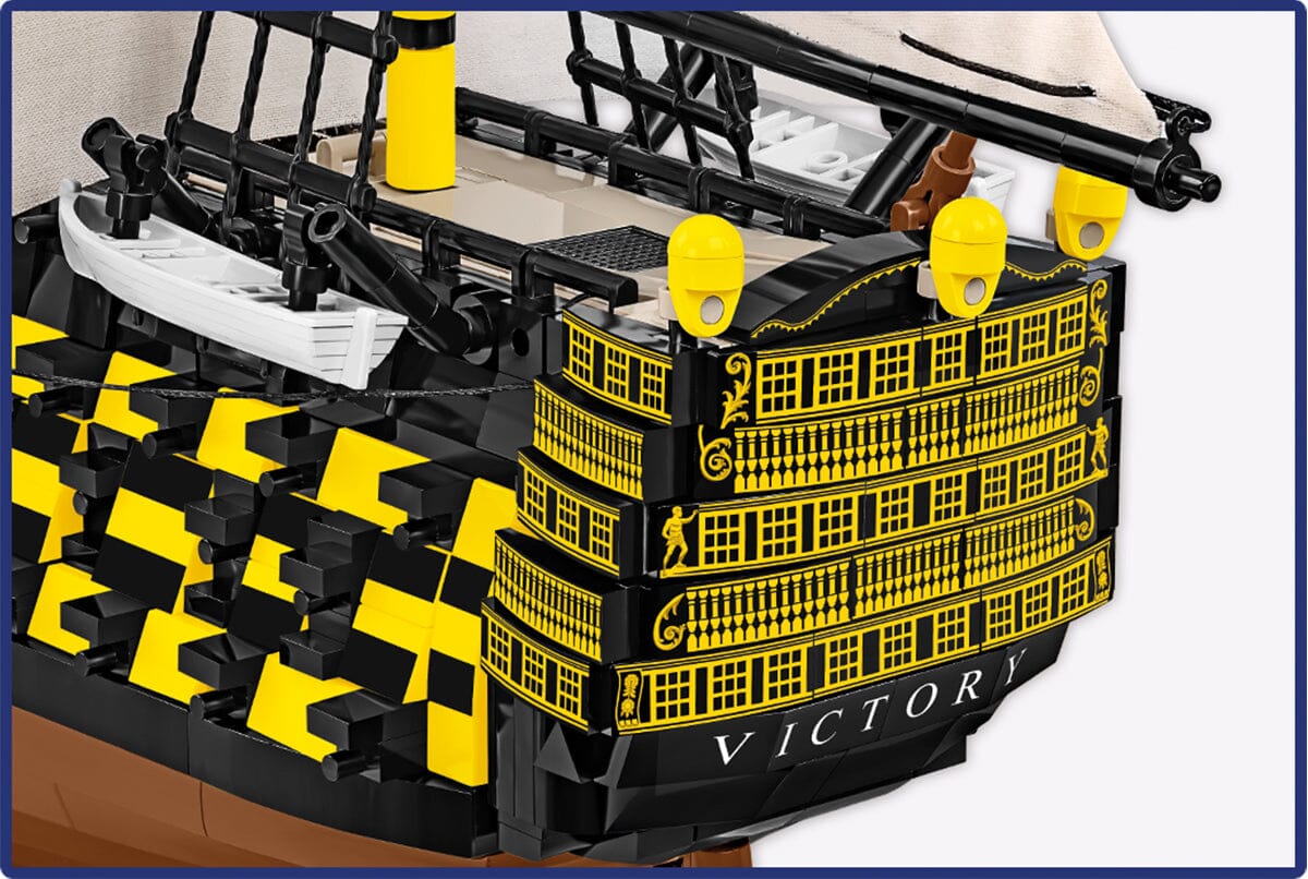 HMS Victory brick warship model - COBI 20096 - 2380 bricks