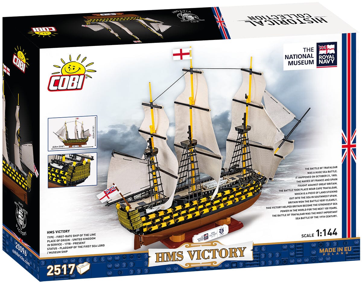 HMS Victory brick warship model - COBI 20096 - 2380 bricks