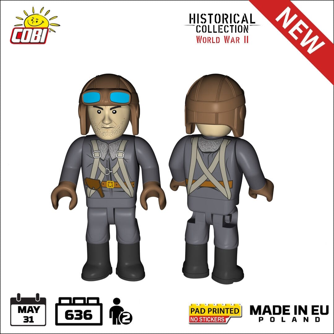 Ilyushin II 02 Sturmovik MWP 643 plane brick model