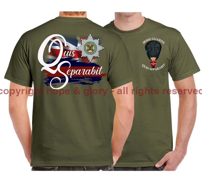 Irish Guards QS Double Print T-Shirt