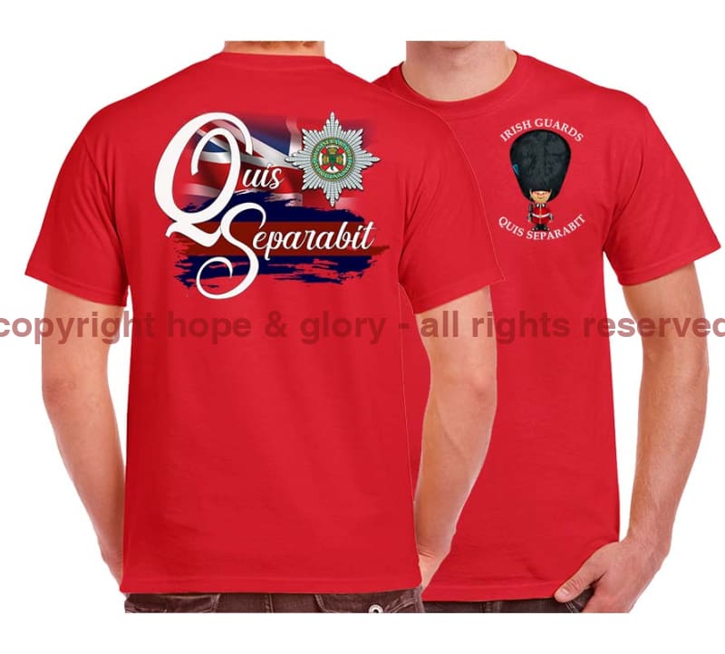 Irish Guards QS Double Print T-Shirt