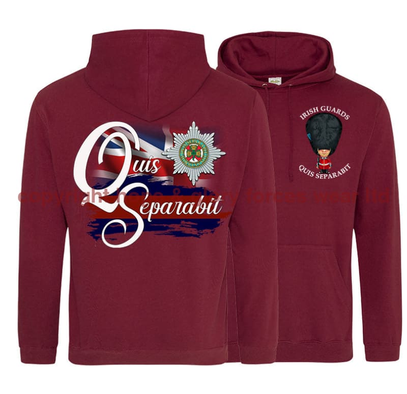 Irish Guards QS Double Side Printed Hoodie