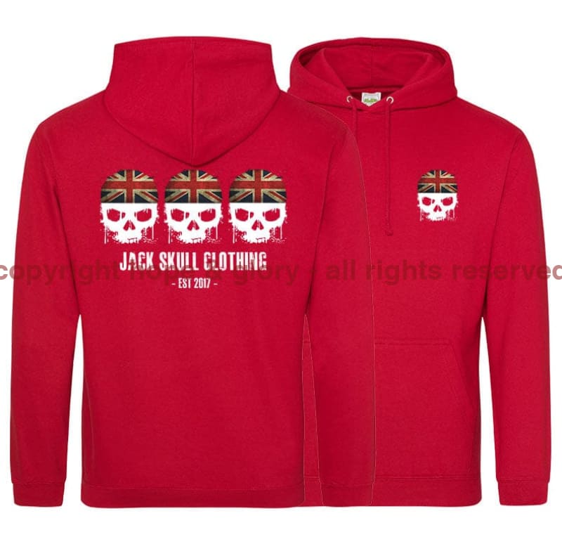 Jack Skull Angel Squad Double Side Printed Hoodie