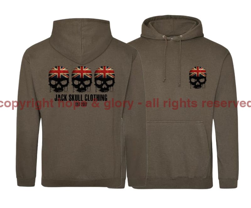 Jack Skull Death Squad Double Side Printed Hoodie