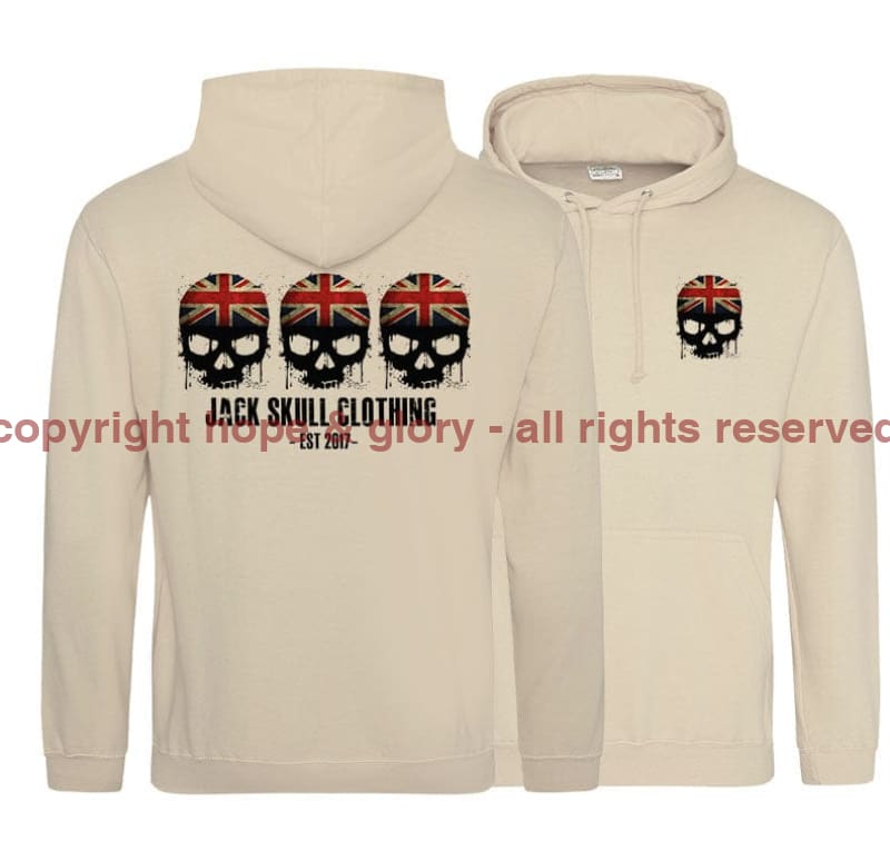 Jack Skull Death Squad Double Side Printed Hoodie