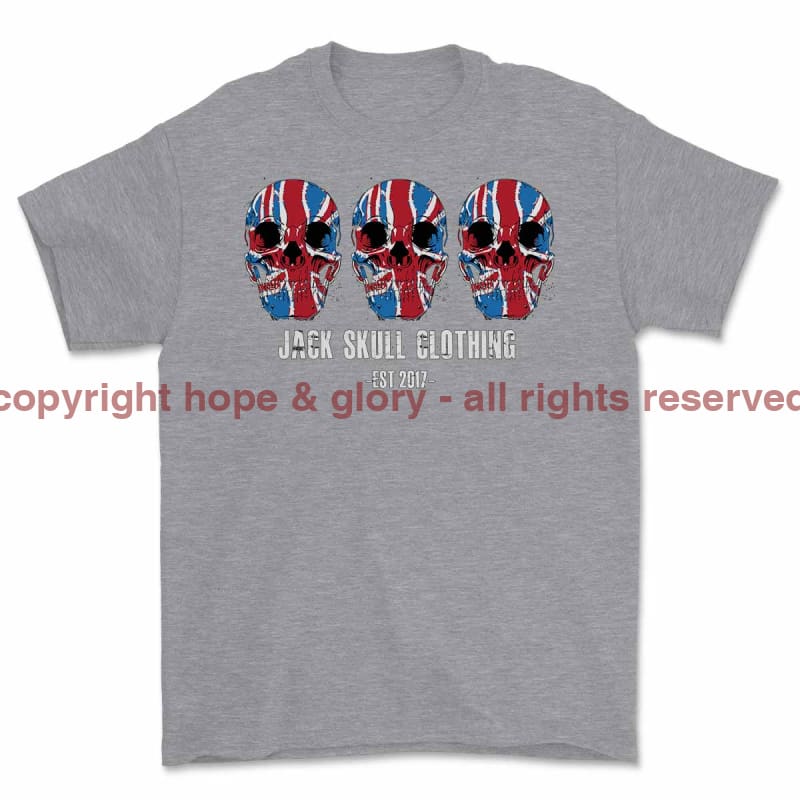 Jack Skull Origins Full Frontal Printed T-Shirt