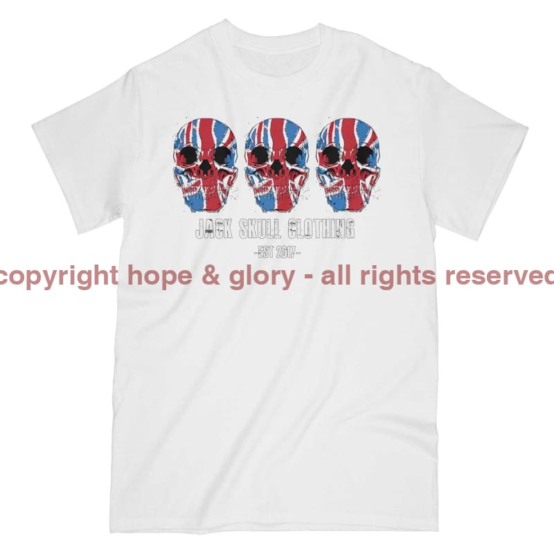 Jack Skull Origins Full Frontal Printed T-Shirt