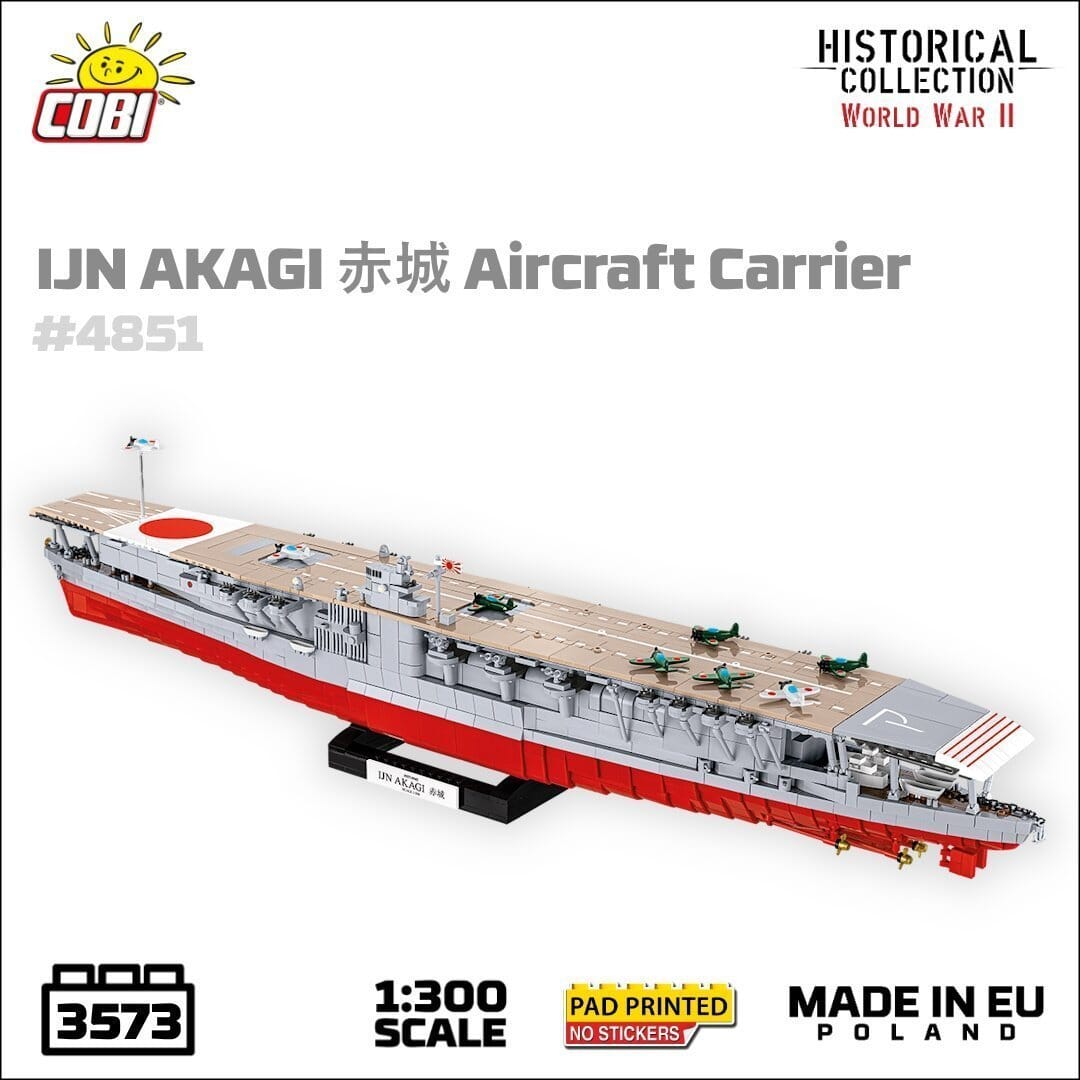 Japanese Akagi - COBI 4851 - 3573 brick aircraft carrier