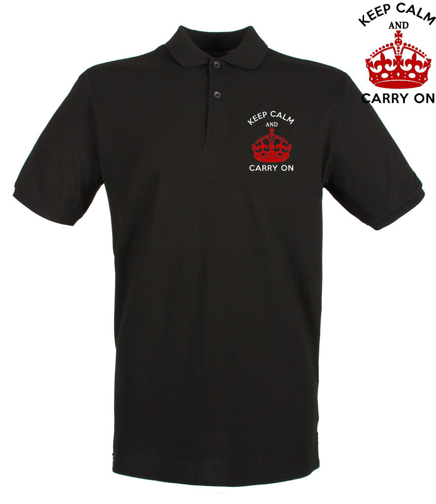 Keep Calm and Carry On Polo Shirt