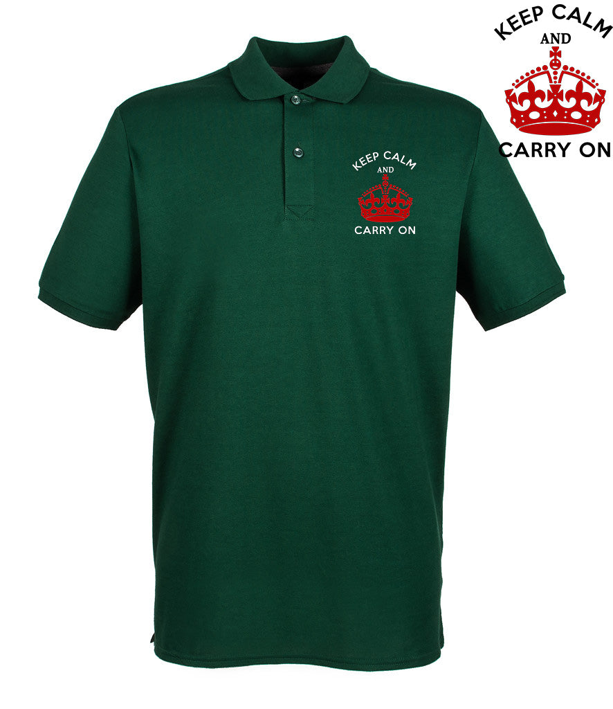 Keep Calm and Carry On Polo Shirt