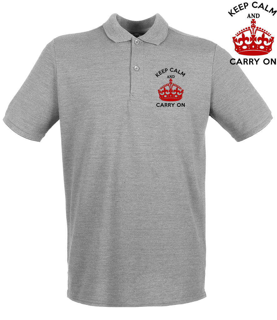 Keep Calm and Carry On Polo Shirt