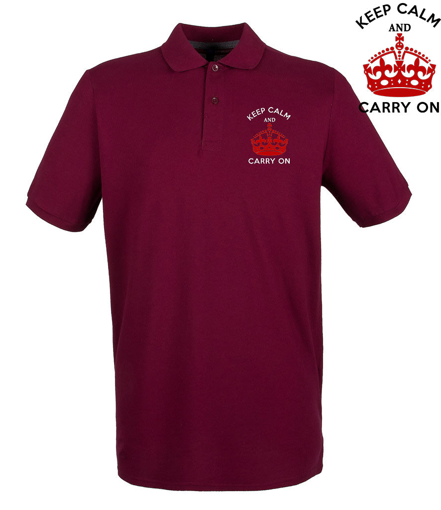 Keep Calm and Carry On Polo Shirt