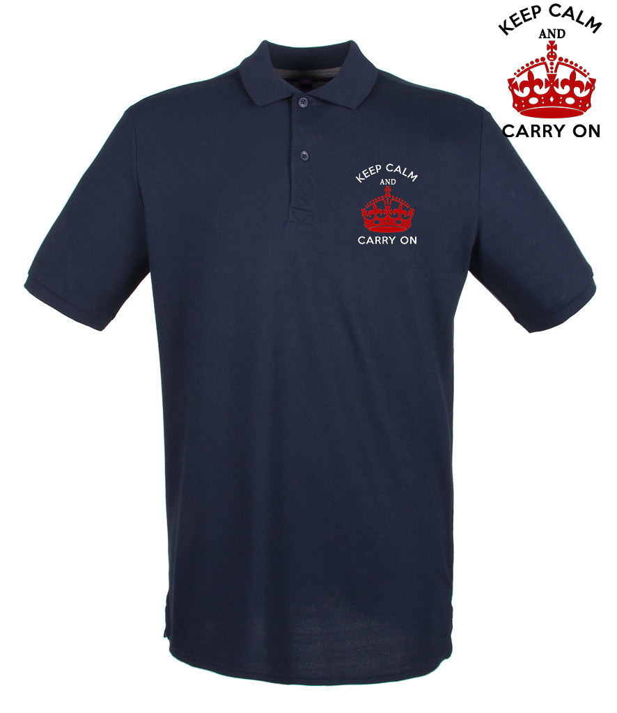 Keep Calm and Carry On Polo Shirt