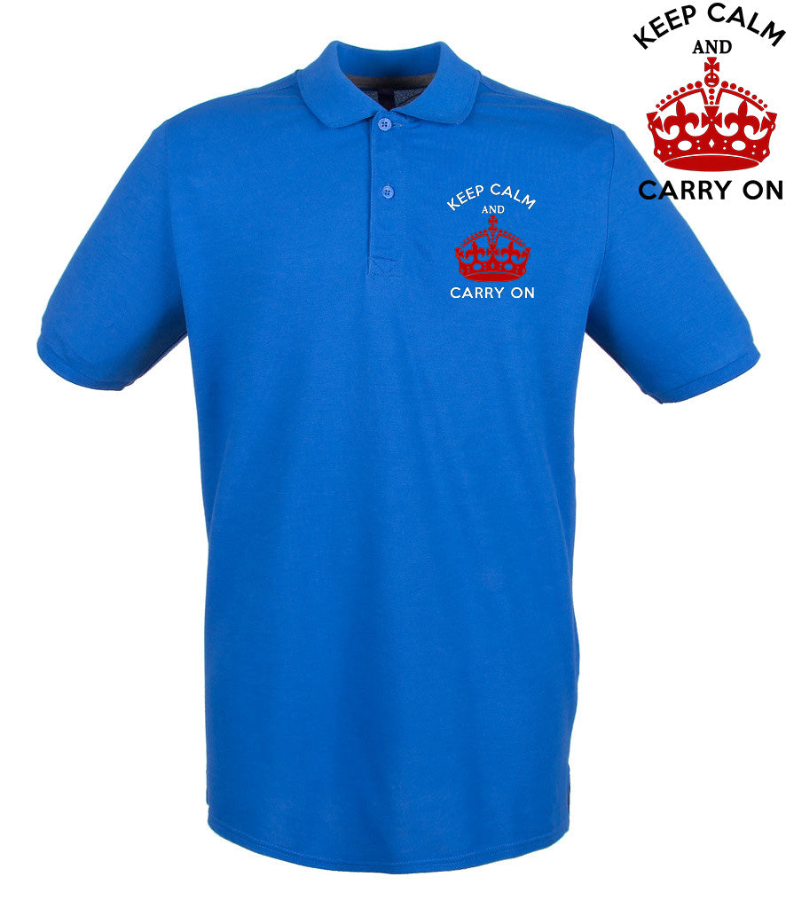 Keep Calm and Carry On Polo Shirt