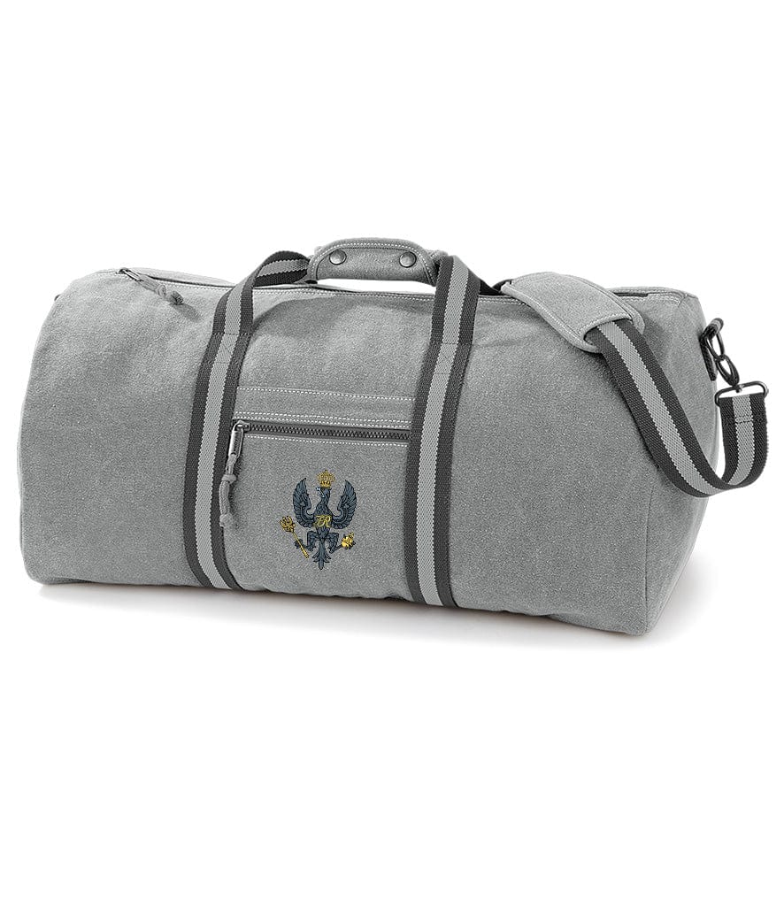 King's Royal Hussars Vintage Canvas Holdall