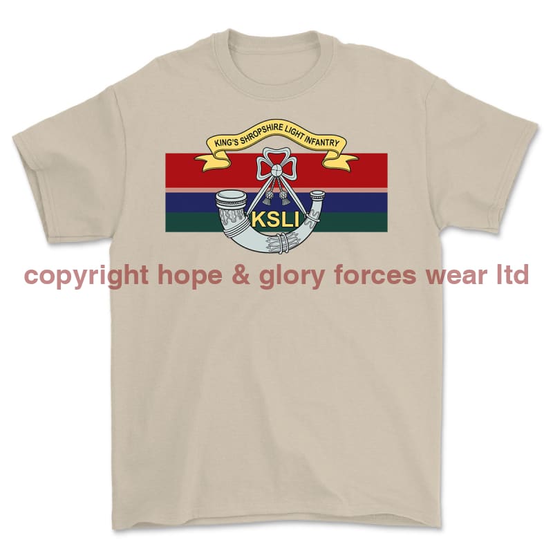 King's Shropshire Light Infantry Printed T-Shirt