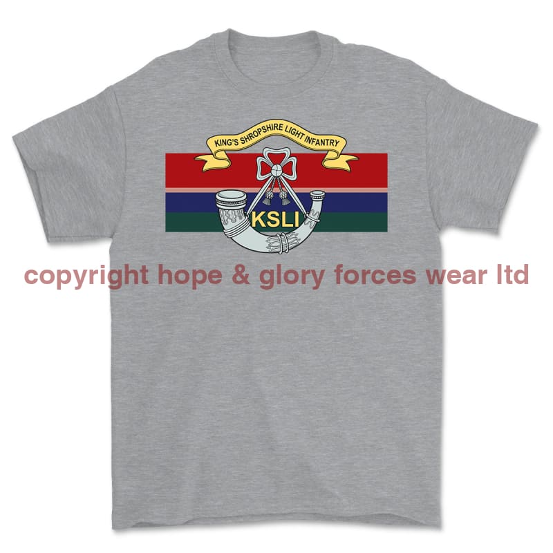 King's Shropshire Light Infantry Printed T-Shirt