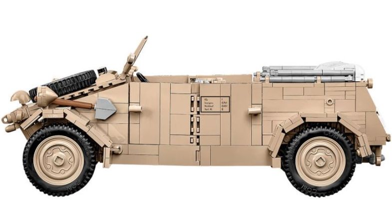 Kubelwagen - Typ 82 brick model - COBI 2803 - 1326 bricks