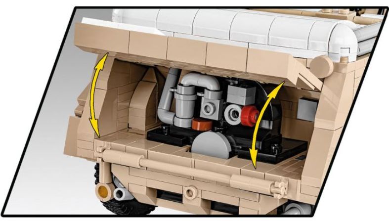 Kubelwagen - Typ 82 brick model - COBI 2803 - 1326 bricks