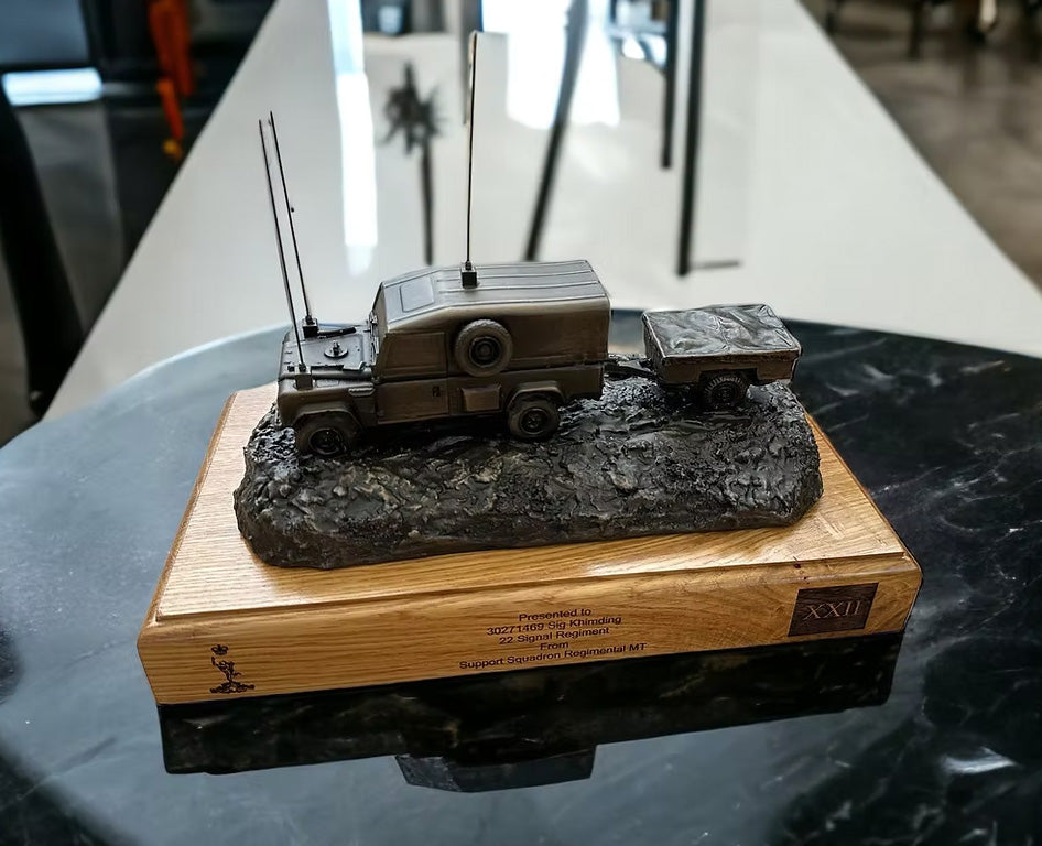 Land Rover Defender With Trailer FFR Presentation