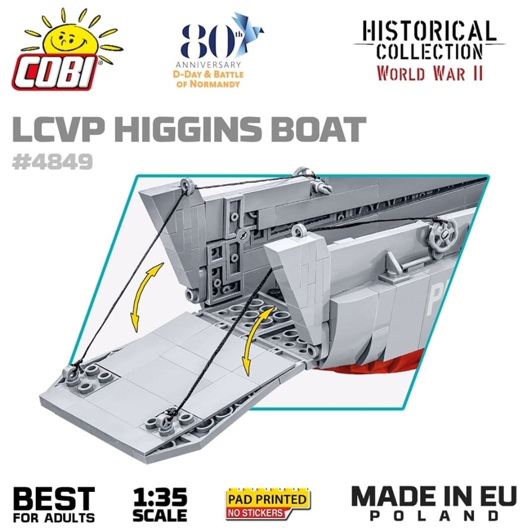 LCVP Higgins Boat brick model