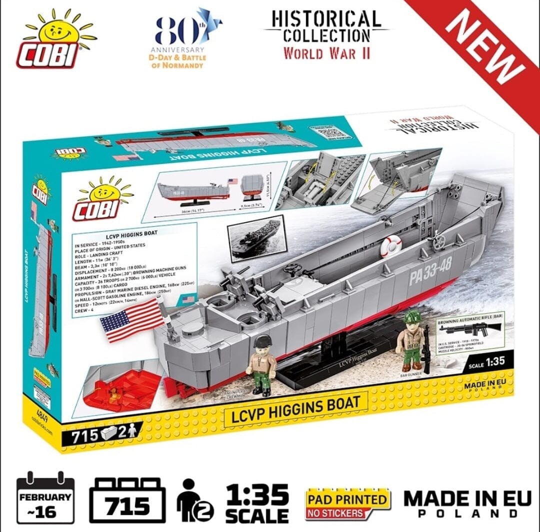 LCVP Higgins Boat brick model