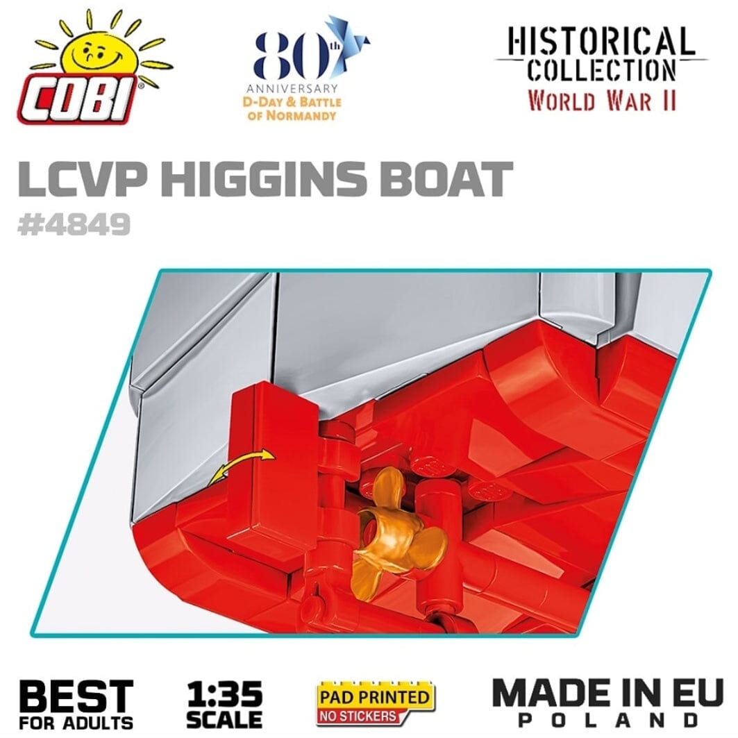 LCVP Higgins Boat brick model