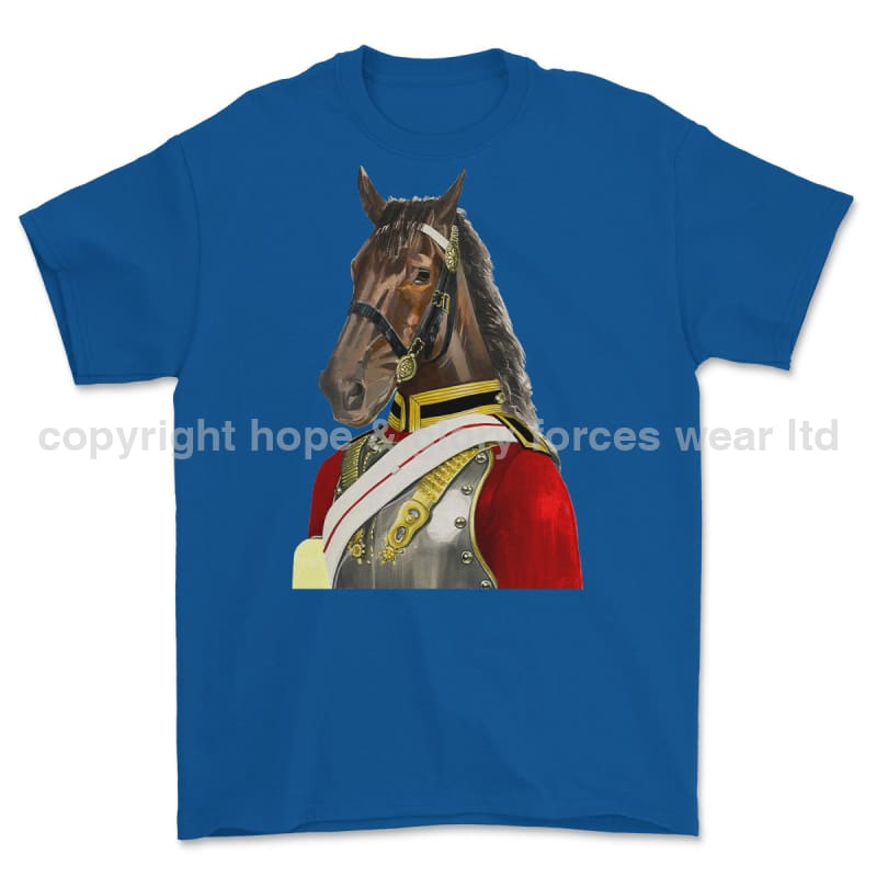 Life Guards Ceremonial Horse Guard Art Printed T-Shirt