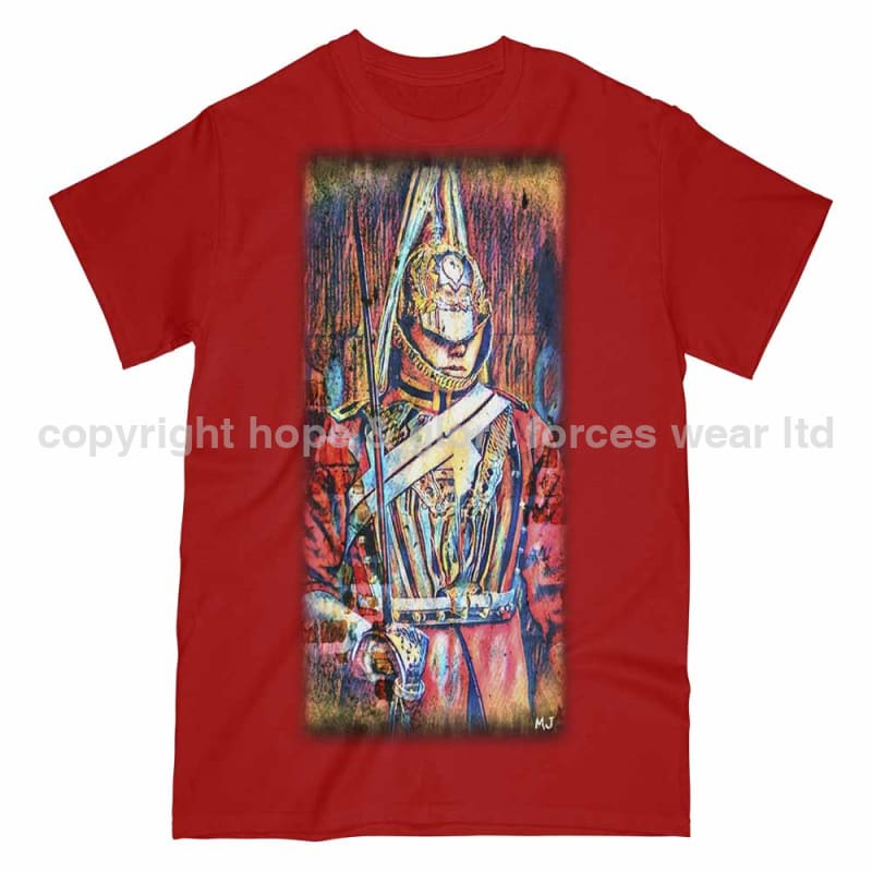 Life Guards Horse Guard Art Printed T-Shirt