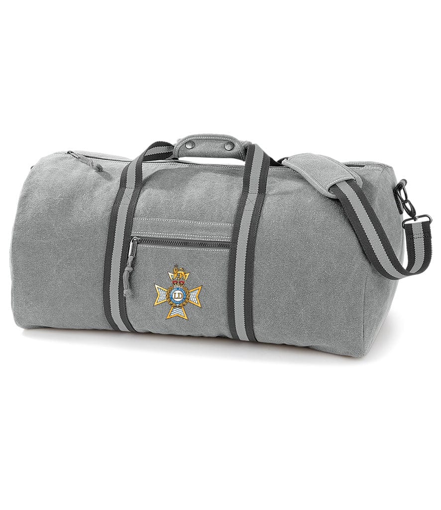 Light Dragoons Vintage Canvas Holdall