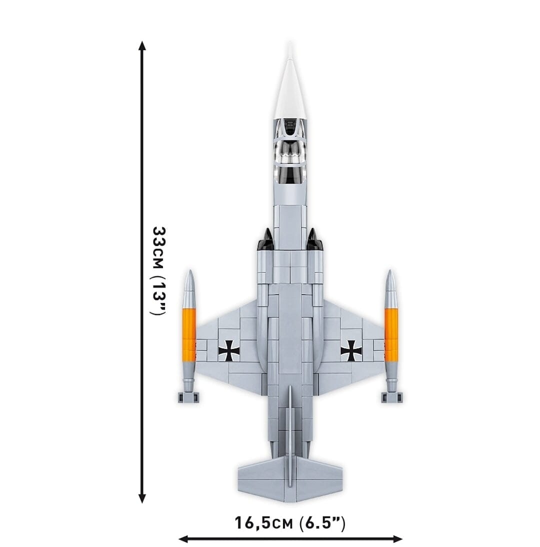 Lockheed F-104 Starfighter (Luftwaffe) brick plane model