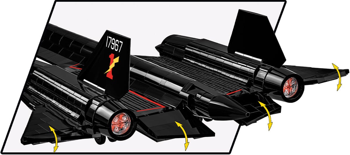 Lockheed SR-71 Blackbird brick aircraft model