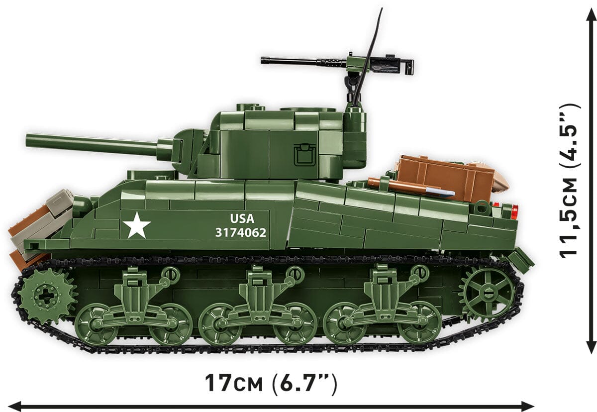 M4A1 Sherman brick tank model