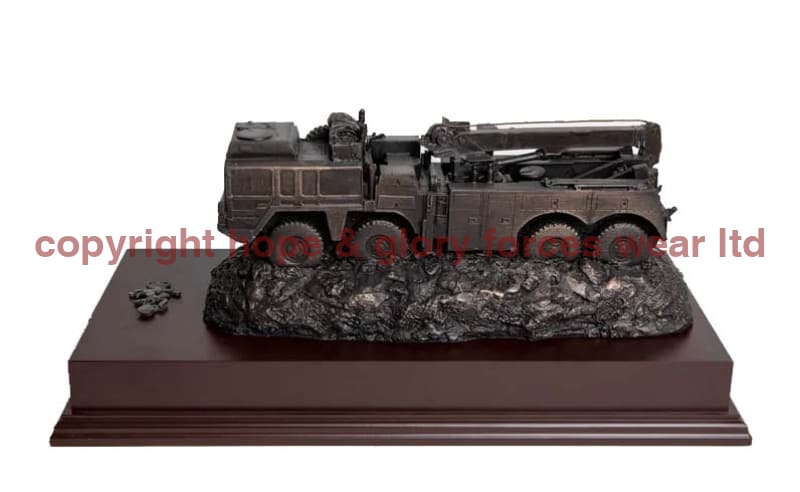 MAN SVR Wrecker Cold Cast Bronze Vehicle Presentation
