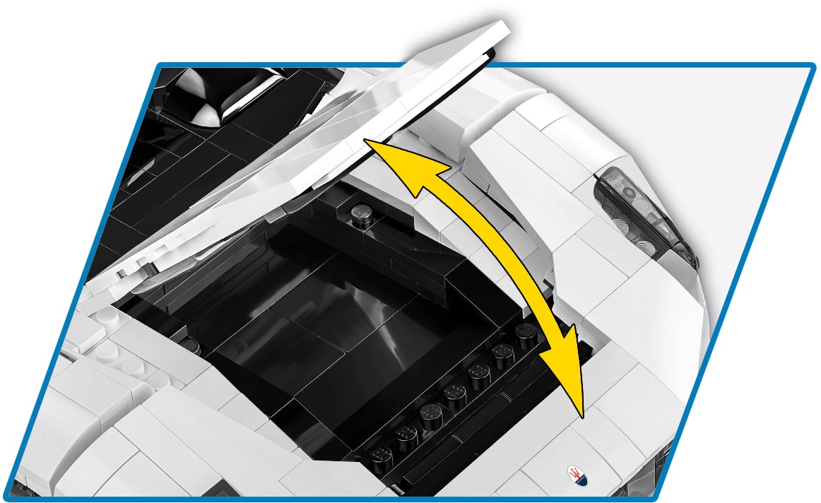 Maserati MC20 brick model car - COBI 24335 - 2269 bricks