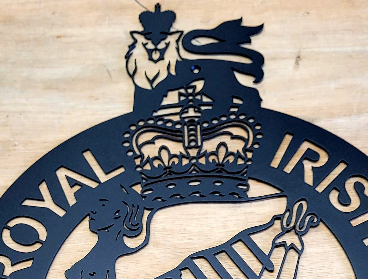 British Forces Units Badge Metal Wall Art