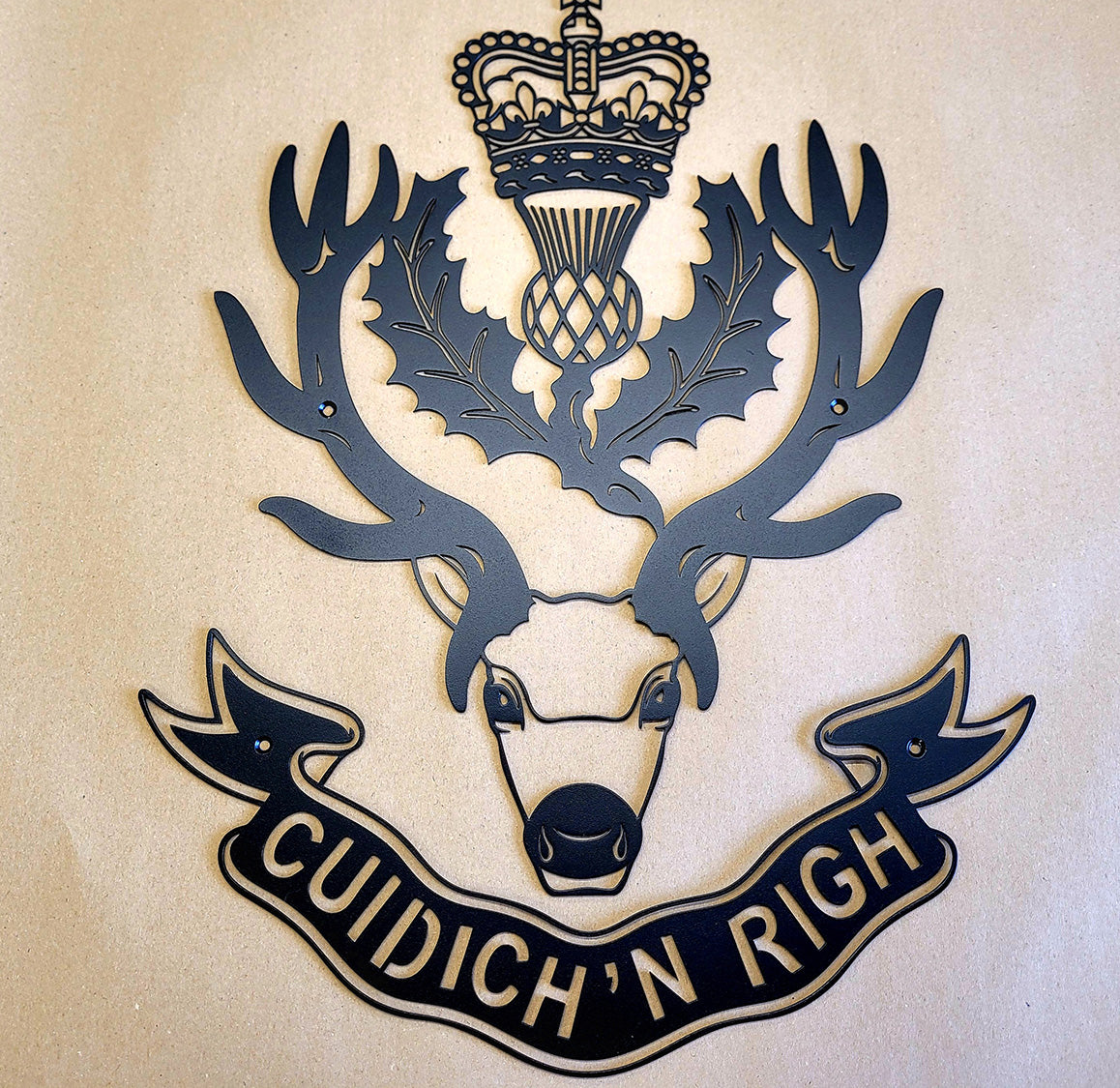 British Forces Units Badge Metal Wall Art