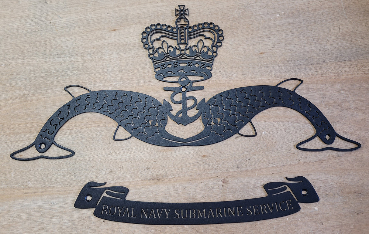 British Forces Units Badge Metal Wall Art